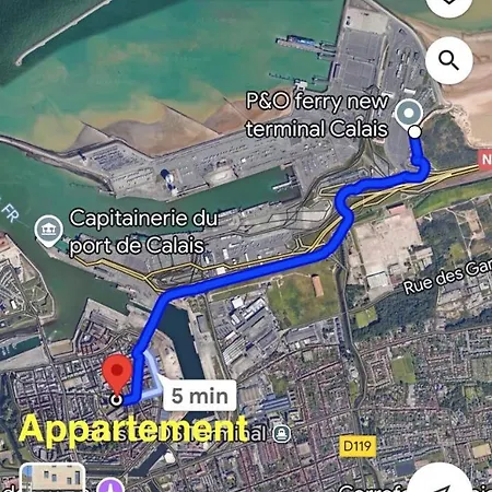 Duplex Notre Dame Proche Du Port Apartmán Calais